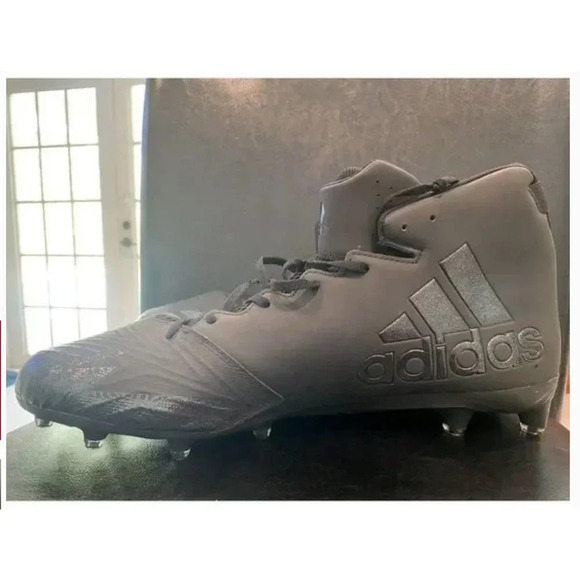 Adidas Freak X Carbon Mid Men's Football Cleats Triple Black Size 17 -NEW NO BOX - Picture 10 of 14